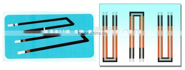 U Shape Silicon Carbide Heating Elements for Semiconductor Products