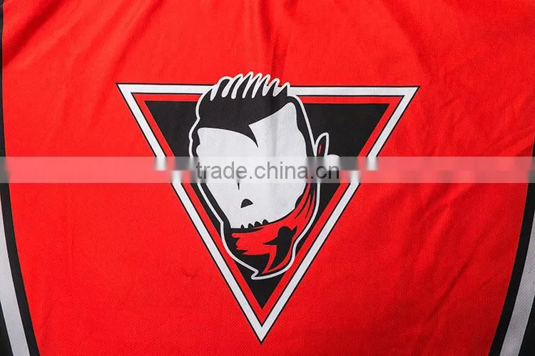 custom sublimated polyester ice hockey shirts sportswear manufacturer