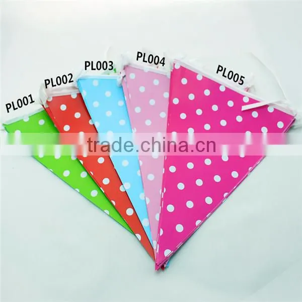 Wedding Party Decorative Flags banners Birthday Baby Shower Paper Decoration