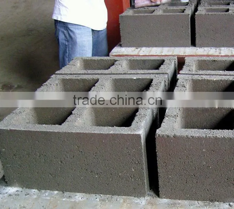 QT4-25 Different raw material facing brick production line based on high pressure brick making hydraulic machine
