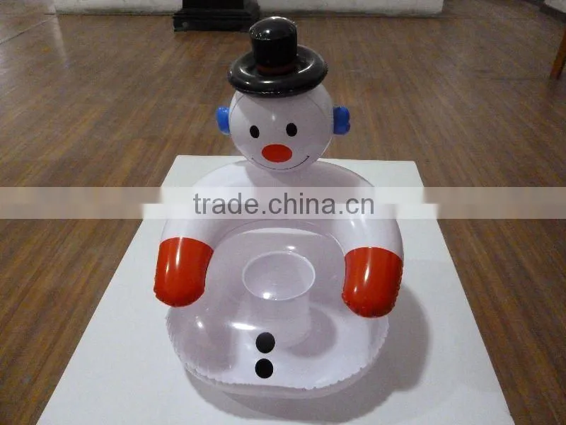 inflatable snow man chair