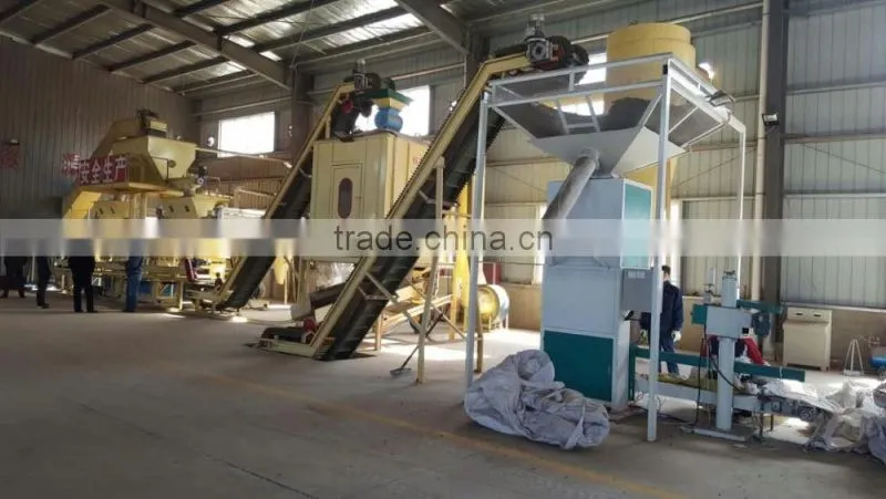 Biomass pallet mill production line