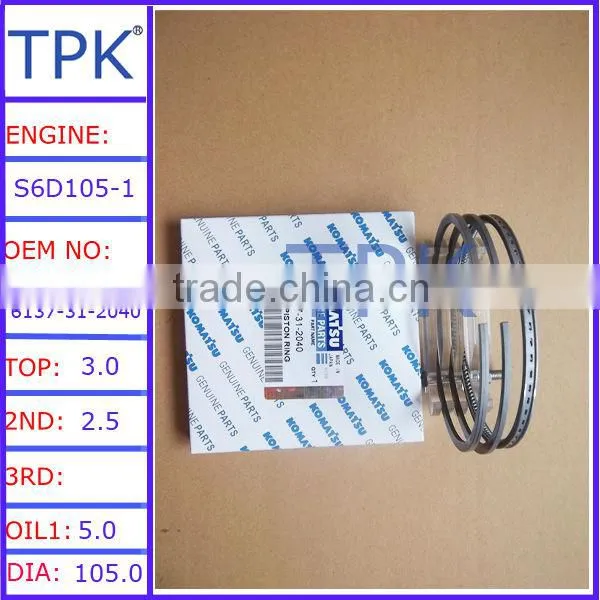 Komatsu SA6D170-A Piston ring, SAA6D170E piston ring, 6162-33-2080