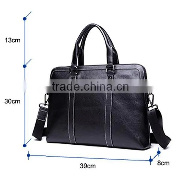 2014 Hot Selling Genuine Leather Lawyer Large Briefcase