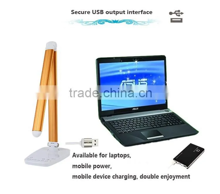 JK868-1 aluminum adjustable balance arm reading table lamp