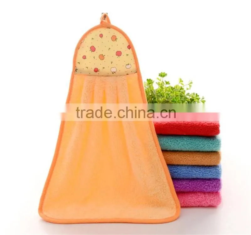 factory sale directly client design coral fleece hand towel stock