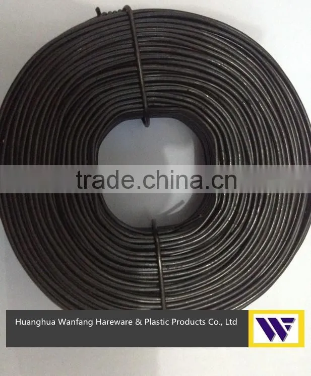 16.5GA black annealed tie wire square hole