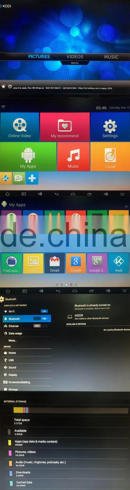 MX4 28nm quad core rockchip rk3229 4K android 4.4 box