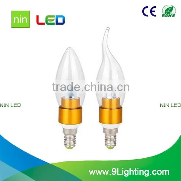 sliver color Newest best sell led high quality led candle light
