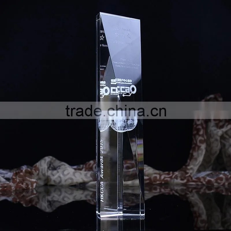 2016 new design acrylic plastic trophy cup