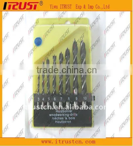 8pcs TCT HSS twist drilling set for wood