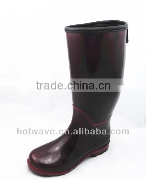 2014 new style lady's fashion rainboots/rubber boots