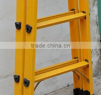 insulated fiberglass folding ladder, 1m to 3m frp ladder