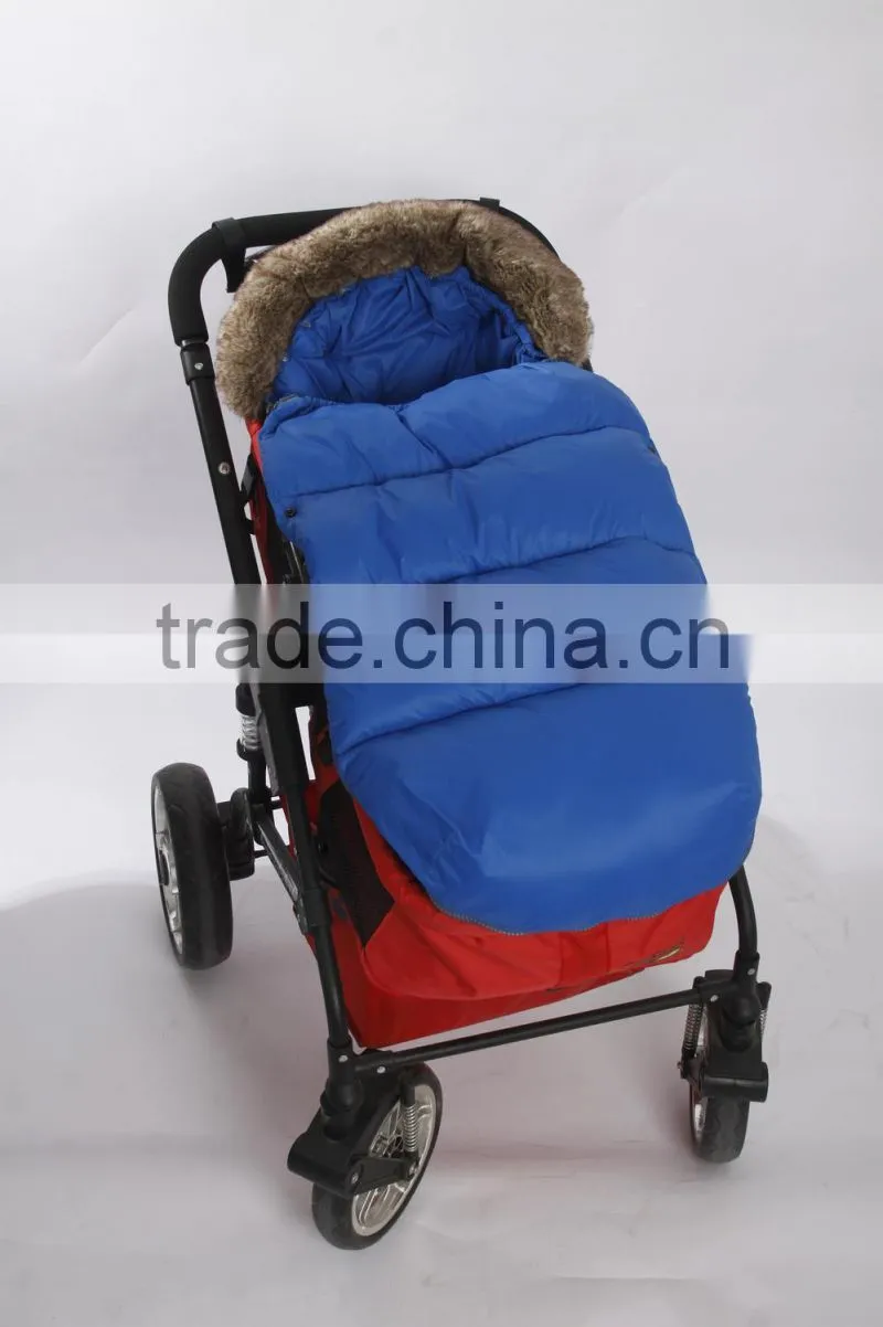 2015 new design fashion baby stroller down footmuff