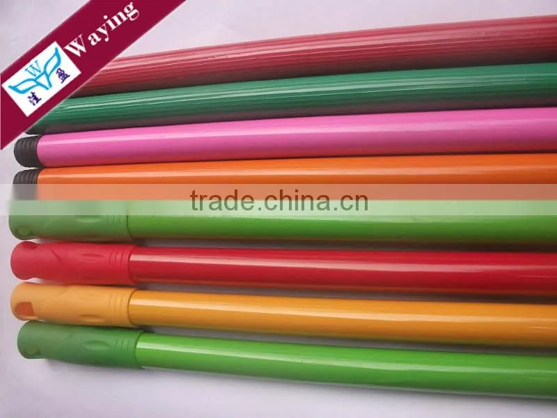 Long Straight Painted wooden mop stick handle