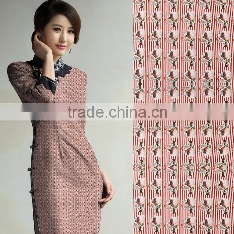 wholesale printed rayon fabric for Qipao