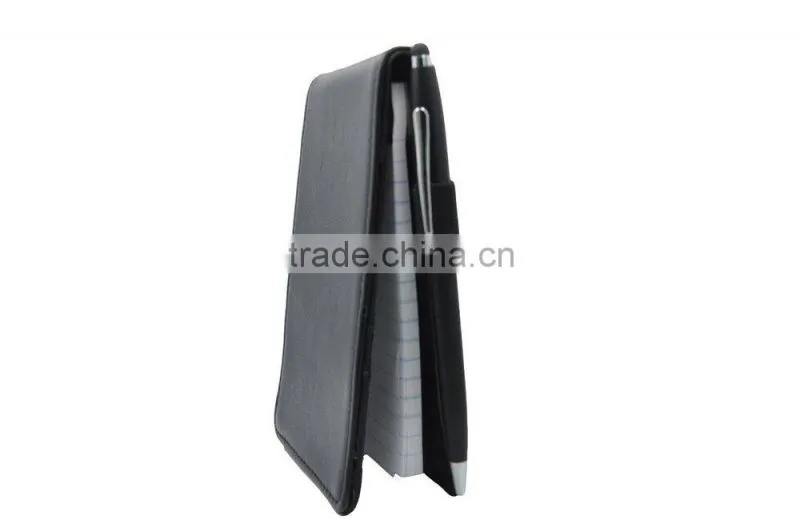 2015 Top Grade Deluxe Custom PU Leather Mini Notepad Holder