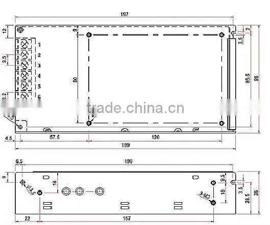 switch power supply 5v 12v 24v ,S-100W
