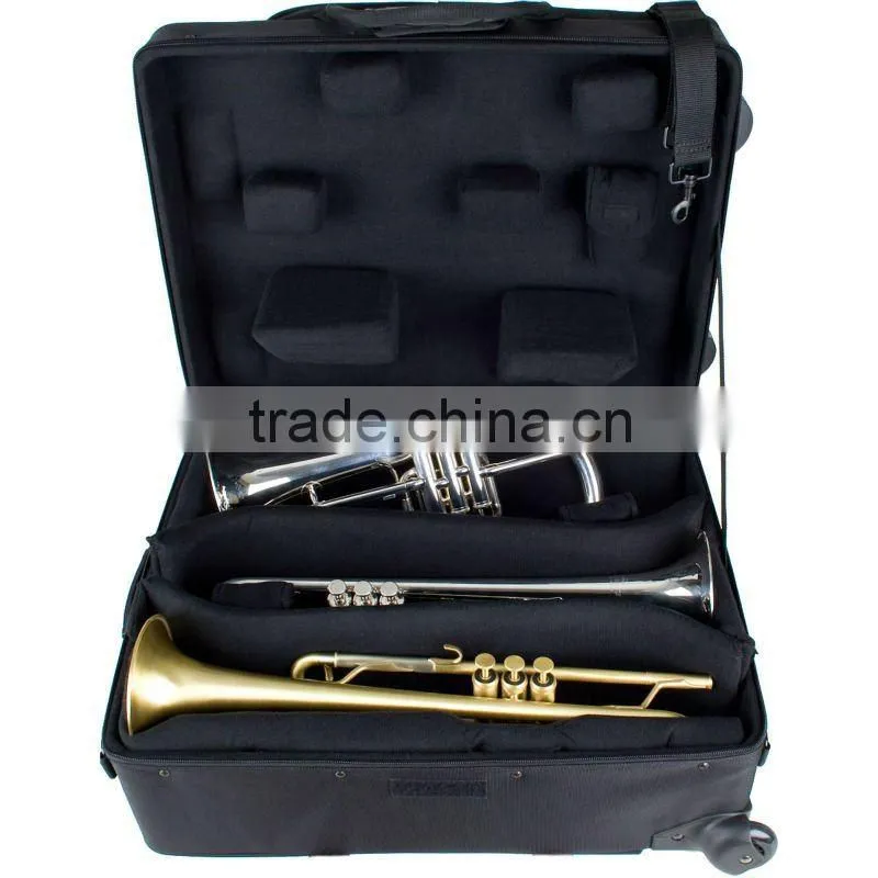 Protec Ipac Quad Trumpet Case Wheeled IP301QWL
