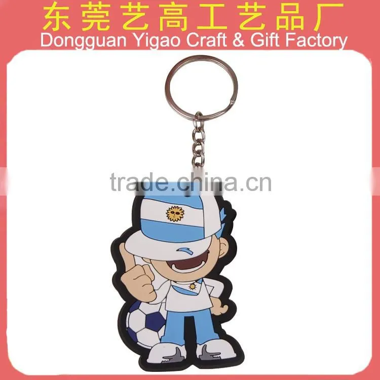 Factory hot sale no minimum custom logo keychains