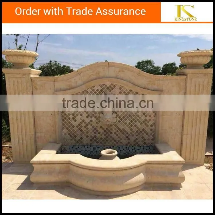 Popular Beige limestone outdoor Paving tile