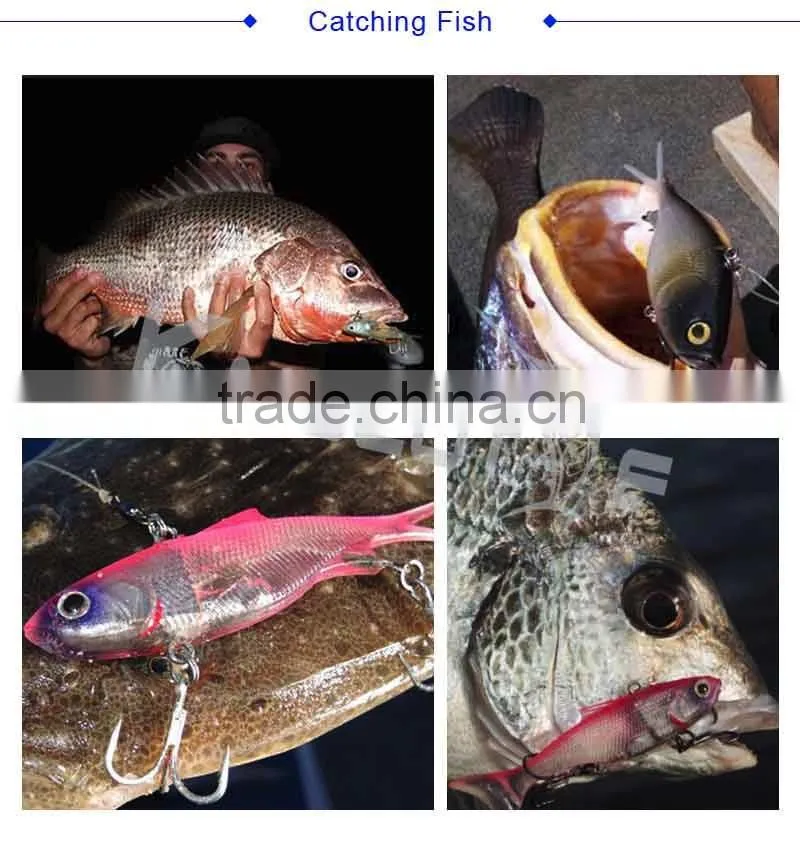 Soft Plastic Fishing Lures Soft Vibes 65mm Greeno Barra Snapper Lures