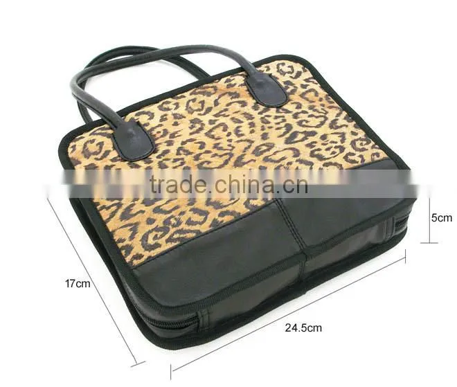 Fashion patchwork leather bible case / ladies bag / patch leather bag