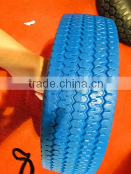 best qality pu foam wheel with bearing 4.10/3.50-4