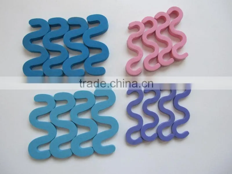 cheap eva foam nail buffer Bunion toe separator,sponge toe separator,eva finger separator