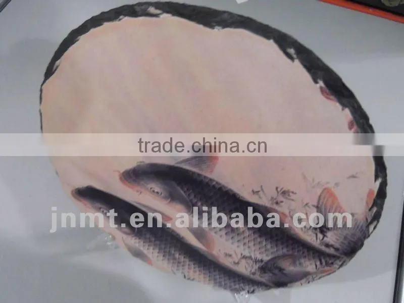 SH36 Round sublimation slate as souvenior