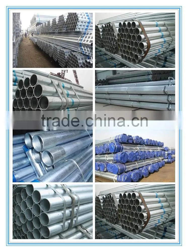 galvanized pipe price/galvanized steel pipe price per meter