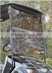 Golf Cart Part-Colored Anti UV Acrylic plastic Folded Club Car,E-Z-GO,Precedent Golf Carts Windshield