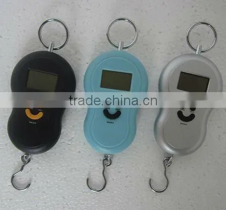 3.5$ Portable LCD Display 50KG/10G Digital Luggage Hook Electronic Weight Scale