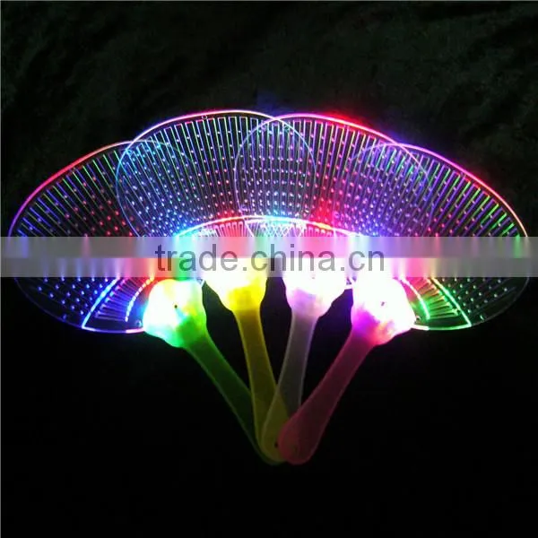 Hot sale glowing led hand fan cheering led light hand fan