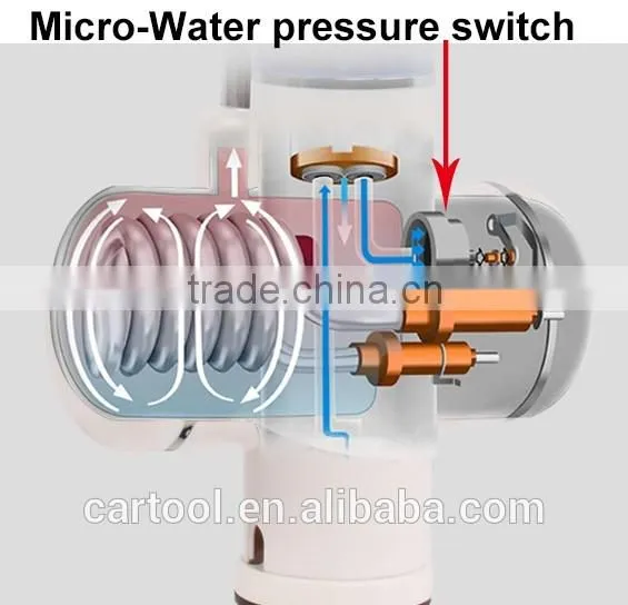 Instant tankless water heaters electric faucet kitchen taps
