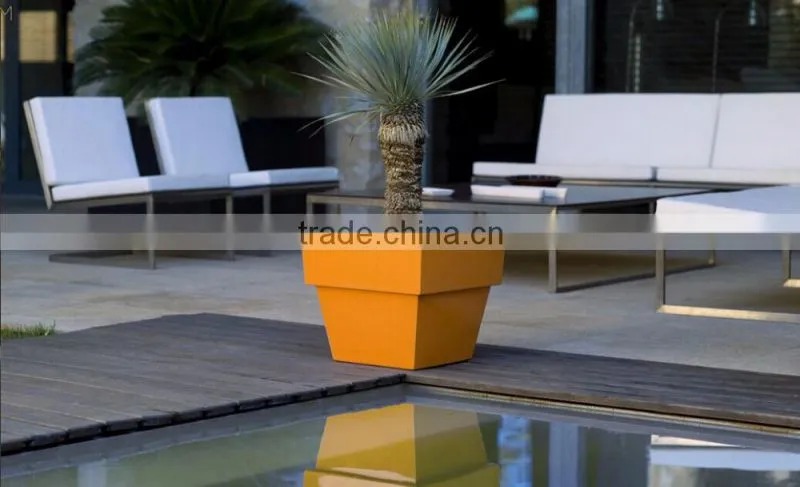 fiberglass planter Garden decorative flower pot