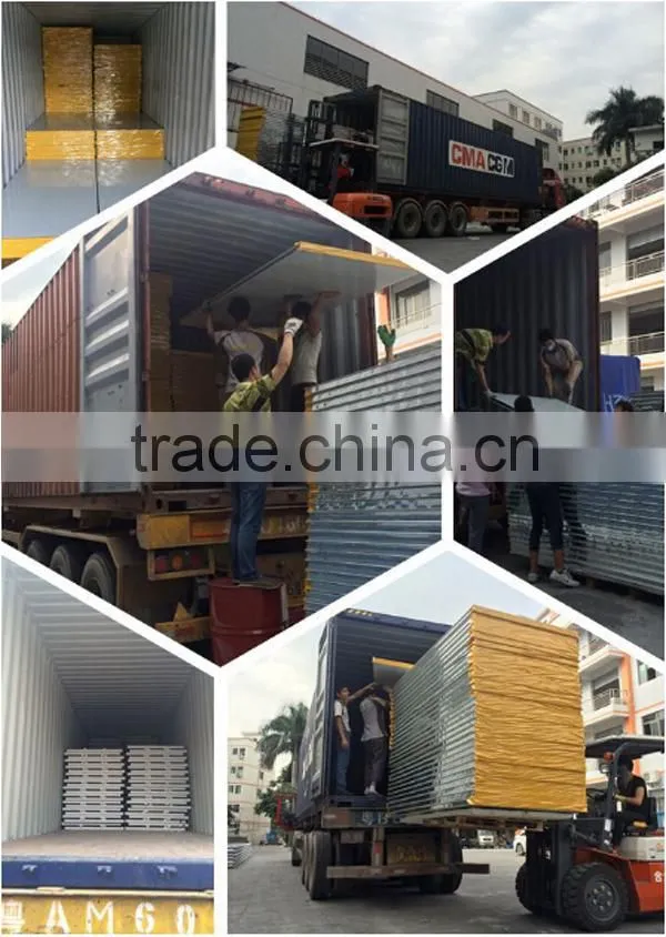 Fireproof wall rockwool m2 price sandwich panel