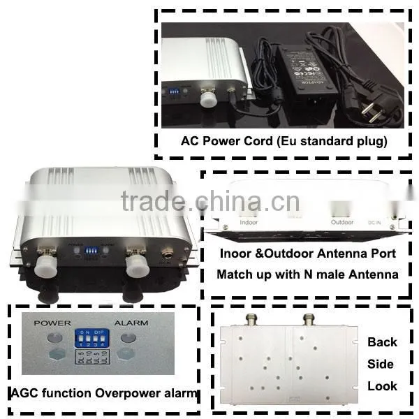 telecom band selective 3G wcdma repeater with indoor tv antenna