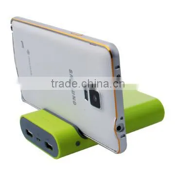 2015 Special Design Colorful Portable Mobile Phone Power Stand , Power Bank Charger