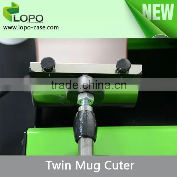 Multi-function Sublimation mug cuter machine for two mugs set