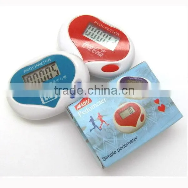 Pedometer with Calorie/ Body Healthy Pedometer Heart Shape