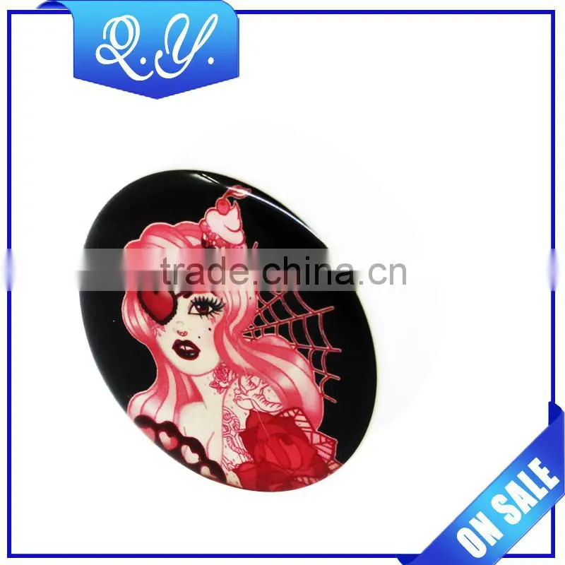China wholesale colored acrylic printed piercing jewelry fashion ear tunnel & ear expander