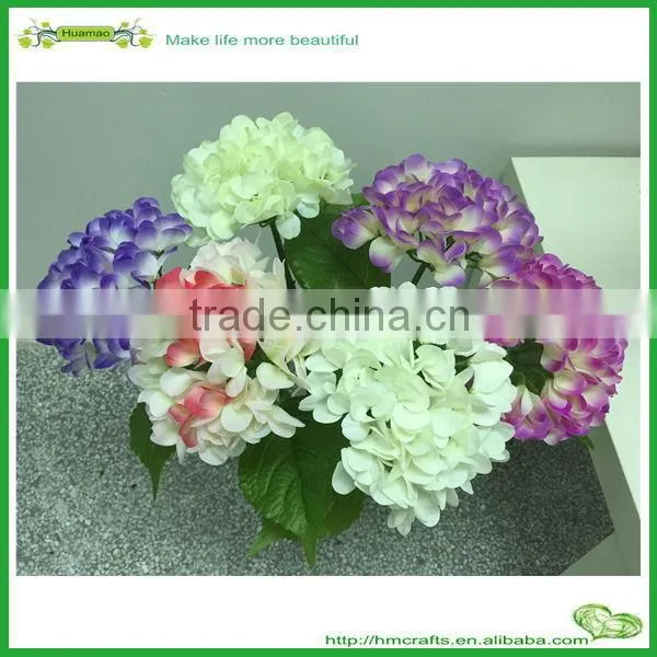 2016 trendy hydrangea flower artificial white hydrangea