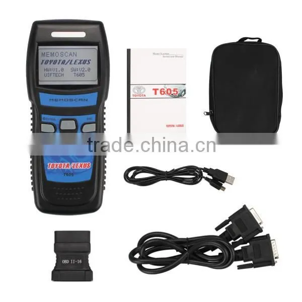 OBDII Code Reader Scanner T605 For T OYOTA L EXUS MemoScan auto diagnostic scanner T605