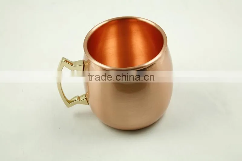 High quality standard Hammer moscow mule solid copper mugs