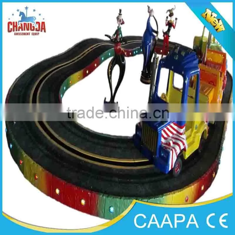 C&Q Amusement rides, Exciting!! Entertainment Equipment Amusement Park Children Climbing Car Games Kiddie Train Rides