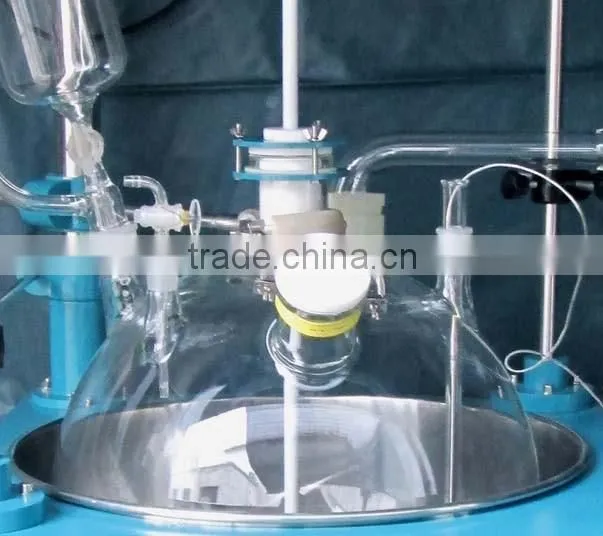 Cheapest good quality 2016 2L-250L Single Layer Glass Reator