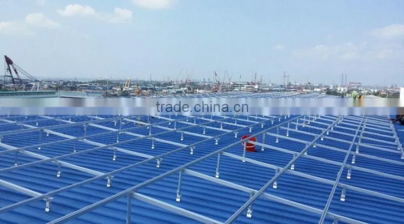 rooftop solar panel mount for seam roof