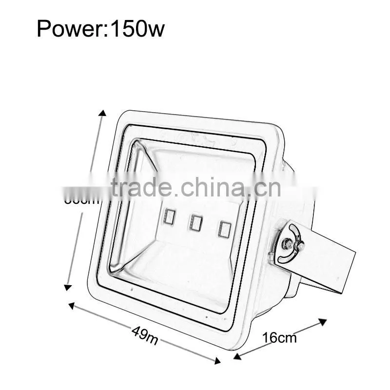 IP65 150W Outdoor Security LED FloodLight