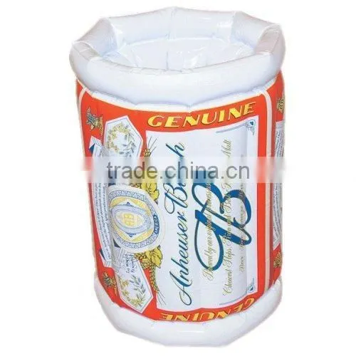 inflatable boat cooler, inflatable floating boat shape ice cooler with rope